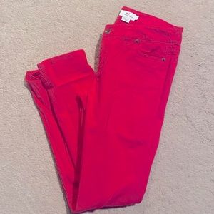 Dark Pink Jeans